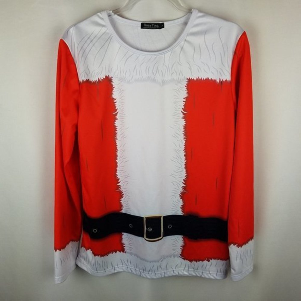 Xuan Ying Collection shirt red Santa suit‎ L